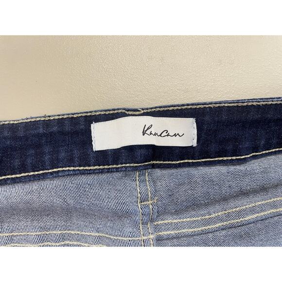 KanCan Jeans Womens 13/30 Blue Dark Wash Mid Rise Slim Straight KCT254LDJ 32x30 - Picture 12 of 15